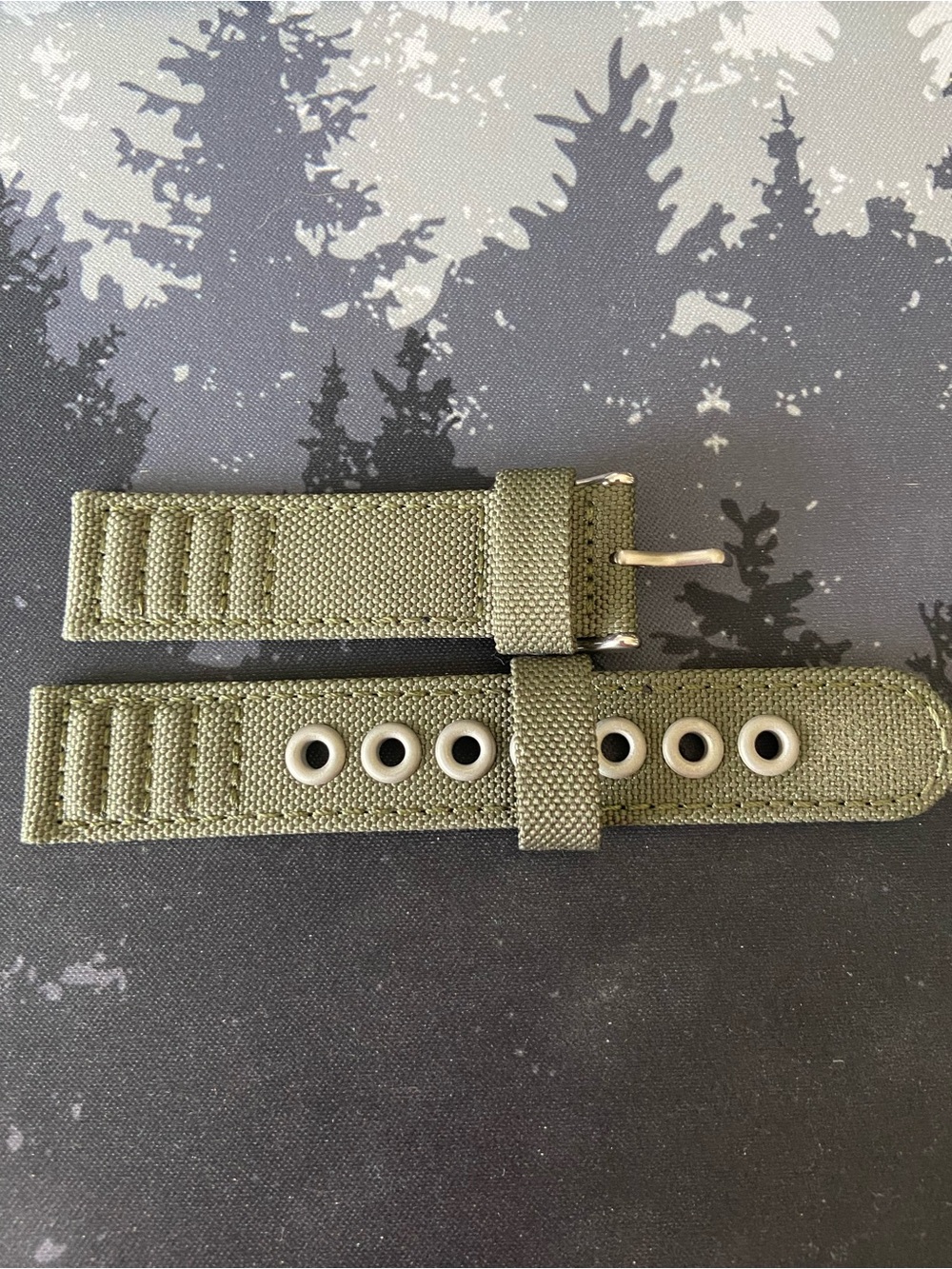 Citizen Green Fabric Watch Band - 20 mm